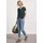 STREET ONE Silk-Look Shirt mit Waterfall-Front - grün,
