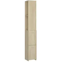 vidaXL Sonoma-Eiche Hochschrank 25 x 26,5 x 170 cm Holzwerkstoff