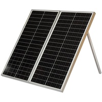 edi-tronic 12V Solarkoffer 2 x 40W Laderegler 10A Solar Modul Zelle 80W Solarpanel Wohnmobil Solarmodul Solarzelle Camping Garten USB