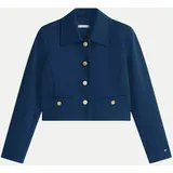 Tommy Hilfiger Punto-Jacke Blau 38
