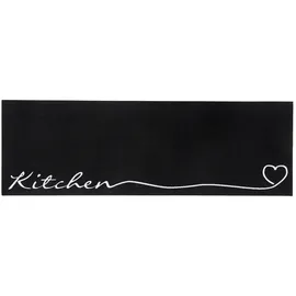 HANSE HOME Kitchen Herz Küchenläufer 50 x 150 cm Schwarz/Weiß