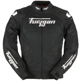 Furygan Atom Vented Evo Textiljacke Schwarz/Weiß XL