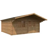 Palmako Britta 4,8 x 4,25 m grau/braun 6974257