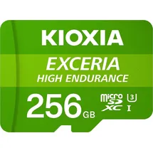 KIOXIA Exceria High Endurance 256 GB microSDXC Klasse 10, (LMHE1G256GG2)