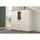trendteam Highboard 159 x 140 x 41 cm Weiß/Braun