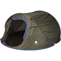 Pop Up Wurf Zelt 3 Personen 240cm - grün - Camping Festival Automatik Trekking