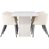VCM Ebuy24, Essgruppe, Essgruppe Olga 9 ( 7-teilig) (MDF, Stahl)