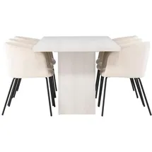 VCM Ebuy24, Essgruppe, Essgruppe Olga 9 ( 7-teilig) (MDF, Stahl)