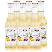 Monin Piña Colada Sirup 250 ml - Für Cocktail und Kaffee (6er Pack)