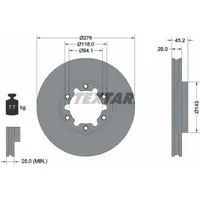 Textar Bremsscheibe PRO