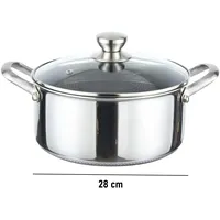 Cheffinger Kochtopf 28 cm rund
