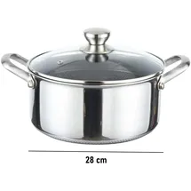 Cheffinger Kochtopf 28 cm rund