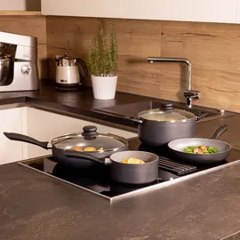 Mäser Serie Izar Topf-Set 4-tlg. 2 x Kochtopf + Kasserolle + Bratpfanne Premium Beschichtung