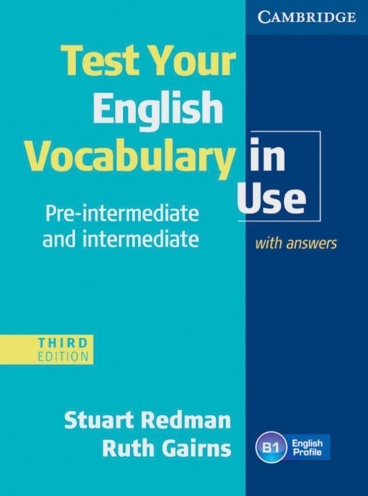 Test Your English Vocabulary In Use  Pre-Intermediate & Intermediate  Third Edition - Stuart Redman  Ruth Gairns  Kartoniert (TB)