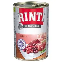 Rinti Kennerfleisch Rind Nassfutter für Hunde - Rindfleisch 400g