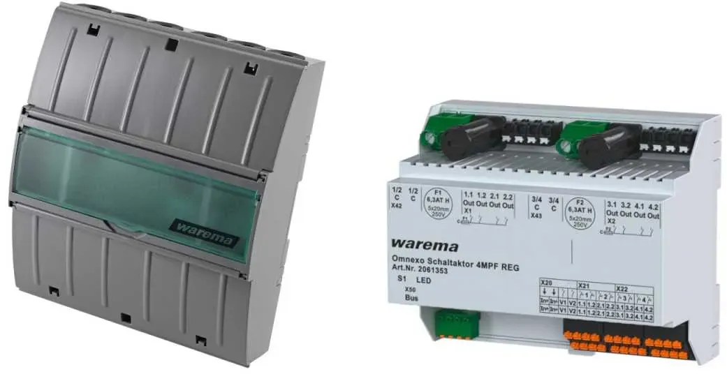 Warema Omnexo Schaltaktor 4MPF AP/REG (Ausführung: 4MPF AP (Aufputz)) - 2061354