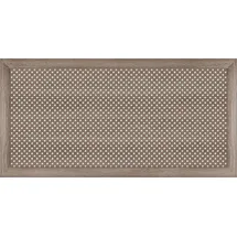 HEXIM Heizkörperverkleidung MDF & HDF - Dekorative Heizkörperabdeckungen in unterschiedlichen Größen & Muster - Abdeckung Heizverkleidung (Fron... - Braun