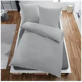 Traumschlaf Bettwäsche Classic Melange Silber 40 x 80 cm