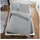 Traumschlaf Bettwäsche Classic Melange Silber 40 x 80 cm