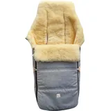 Kaiser Baby Kaiser Baby, Kinderwagen Fusssack, Kaiser Lammfell Fusssack Dublas 2.0, light grey melange
