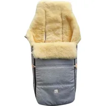 Kaiser Baby Kaiser Baby, Kinderwagen Fusssack, Kaiser Lammfell Fusssack Dublas 2.0, light grey melange