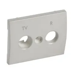 Legrand 771583 Abdeckung Antennen-Steckdose 2-Loch Hirschmann Galea perlmutt 1