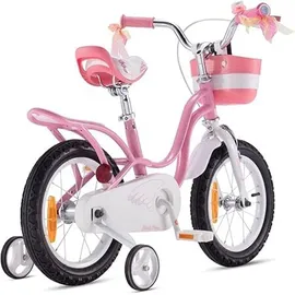 Royalbaby Royal Baby Girls Swan Kinderfahrrad, Rosa, 14 Zoll Fahrrad