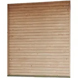 Karibu Pavillonseitenteil Seitenwand geschlossen, 213x228 cm, verschiedene Größen, für Pavillon Quadratus beige 213 cm x 228 cm