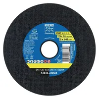 pferd tools Trennscheibe STEELOX D125x1,6mm gerade INOX Bohrung 22,23mm Box á 25 St.