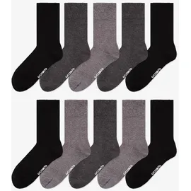 Occulto Goetz Socken-Sets 10er Pack grau 43-46