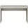 Forte Schreibtisch "Milles", beige (sand, sand, sand), B:124,8cm H:77,3cm T:53,1cm, Tische, Schreibtisch, 2 Schubkästen mit Vollauszug, B/H/T 124,8/77,3/53,1 cm