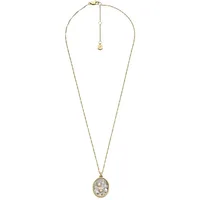 Fossil Kette mit Anhänger SUTTON Gold/Edelstahl