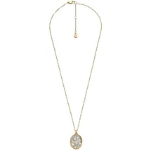 Fossil Kette mit Anhänger SUTTON Gold/Edelstahl