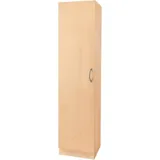 WIHO KÜCHEN Seitenschrank WIHO KÜCHEN "Kiel", braun (buche dekor), B:50cm H:200cm T:47cm, Schränke, Seitenschrank, 50 cm breit