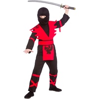 Wicked Costumes – Ninja-Kostüm für Kinder, Gr. M (5 – 7 Jahre / 122 – 134 cm)