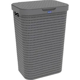 Rotho Wäschesammler Country, 55 L anthrazit