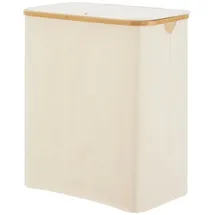 [en.casa] Wäschekorb Rusko 140L Beige