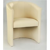 Cocktailsessel Sessel Clubsessel Loungesessel Club Möbel Bürosessel creme Neu