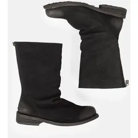 felmini wide fit Stiefel Stiefel Veloursleder | Schwarz 38