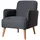 Paperflow Brooks Polyester 62 x 79 x 77 cm anthrazit