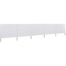 vidaXL Windschutzgewebe 600 x 160 cm sandweiß