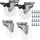 SOTech Möbelrolle SWIFT Ø 50 mm transparent (2+2 Set)
