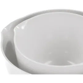 Mepal Rosti Rührschüssel-Set, weiß Kunststoff, 1,5 cm, Backen, Backhelfer, Rührschüsseln