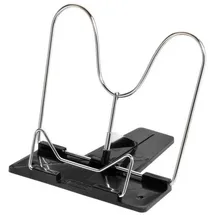 filterlead Buchstütze Buchständer Schwarz