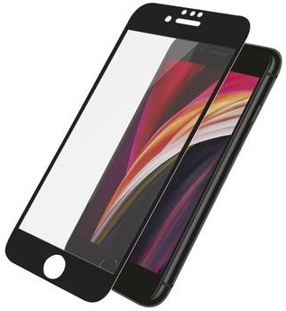 PanzerGlass Case Friendly - Bildschirmschutz für Handy - Rahmenfarbe schwarz - für Apple iPhone 6, 6s, 7, 8, SE (2. Generation)