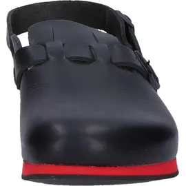 Birkenstock Kay Superlauf, WB, Naturleder, schwarz/rot, normal, Größe 41