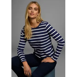 AJC Longsleeve in Dunkelblau/ Weiß | Gr.: 44-46