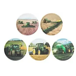 ergobag Klettie-Set Landmaschinen, 5 tlgs Kletties-Set zum wechseln