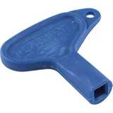 Upmann Schlüssel für Vierkant Kunststoff 1 Stück, blau, 20150
