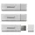 Intenso Alu Line 16 GB silber USB 2.0 3er Pack